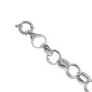 Silver Belcher Bracelet 8" by Icesia