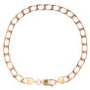 9ct Yellow Gold Curb Bracelet 8"