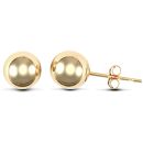 9ct Yellow Gold Ball Studs