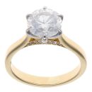18ct Yellow Gold 1.70ct Brilliant Cut Diamond Solitaire Ring