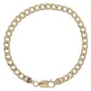 9ct Yellow Gold Curb Bracelet 7"
