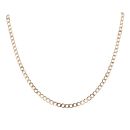 9ct Yellow Gold Curb Chain 18"