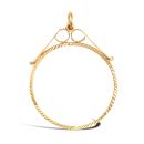 9ct Yellow Gold Full Sovereign Pendant Mount