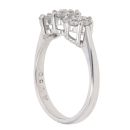 18ct White Gold 0.50ct Brilliant Cut Diamond Cluster Ring
