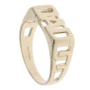 9ct Yellow Gold Patterned Dad Ring