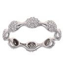 Pandora 18ct White Gold 0.40ct Brilliant Cut Diamond Fancy Ring