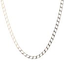 9ct Yellow Gold Square Curb Chain 18"