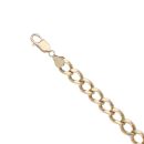 9ct Yellow Gold Curb Bracelet 8.5"