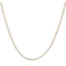 9ct Yellow Gold Curb Chain 18"