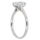 18ct White Gold 1.00ct Princess Cut Diamond Solitaire Ring