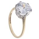 9ct Yellow Gold Cubic Zirconia Single Stone Ring