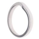 9ct White Gold Plain Wishbone Ring