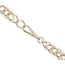 9ct Yellow Gold Double Curb Chain 20"