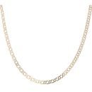 9ct Yellow Gold Double Curb Chain 20"