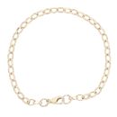 9ct Yellow Gold Belcher Bracelet 7"