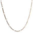 9ct Yellow Gold Figaro Chain 28"