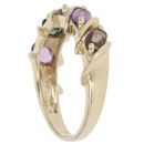 9ct Yellow Gold Multi-Gemstone Dress Ring