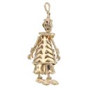 9ct Yellow Gold Multi-Gemstone Clown Pendant