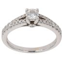 18ct White Gold 0.52ct Brilliant Cut Diamond Solitaire Ring