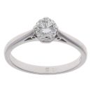 Platinum 0.50ct Diamond Solitaire Ring