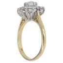 18ct Yellow Gold 1.85ct Brilliant Cut Diamond Cluster Ring