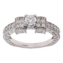 18ct White Gold 1.00ct Diamond Solitaire Ring
