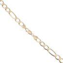 9ct Yellow Gold Figaro Chain 18"