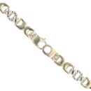 14ct Yellow And White Gold Fancy Chain 16"