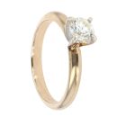 9ct Yellow Gold Diamond Solitaire Ring
