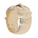 9ct Yellow Gold Plain Double Buckle Ring