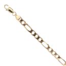 9ct Yellow Gold Figaro Bracelet 8.5"