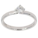 18ct White Gold 0.25ct Brilliant Cut Diamond Solitaire Ring