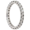 18ct White Gold 1.00ct Brilliant Cut Diamond Full Eternity Ring