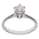 18ct White Gold 0.55ct Brilliant Cut Diamond Solitaire Ring