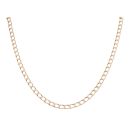 9ct Yellow Gold Square Curb Chain 18"