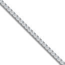 18 Carat White Gold 1.03ct Claw Set Tennis Bracelet