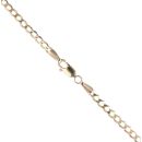 9ct Yellow Gold Curb Chain 18"