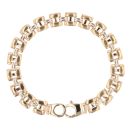 9ct Yellow And White Gold Fancy Bracelet 7"