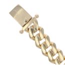 9ct Yellow Gold Curb Bracelet 7"