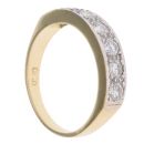 18ct Yellow Gold 1.00ct Brilliant Cut Diamond Half Eternity Ring