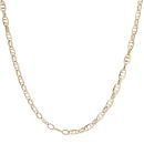 14ct Yellow Gold Patterned Fancy Chain 24"