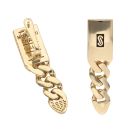 14ct Yellow Gold Monaco Classic Plain Drop Earrings