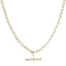 9ct Yellow Gold T-bar Belcher Chain 18"