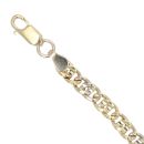 14ct Yellow and White Gold Fancy Bracelet 8"
