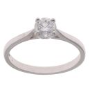 Platinum 0.50ct Brilliant Cut Diamond Solitaire Ring