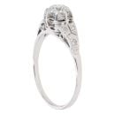 18ct White Gold 1.05ct Old Cut Diamond Solitaire Ring