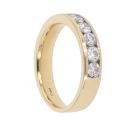 18ct Yellow Gold 0.80ct Brilliant Cut Diamond Eternity Ring