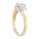 18ct Yellow Gold 0.50ct Diamond Cluster Ring
