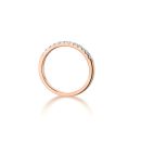 9ct Rose Gold 0.25ct Diamond Eternity Ring