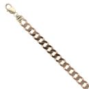 9ct Yellow Gold Curb Bracelet 9"